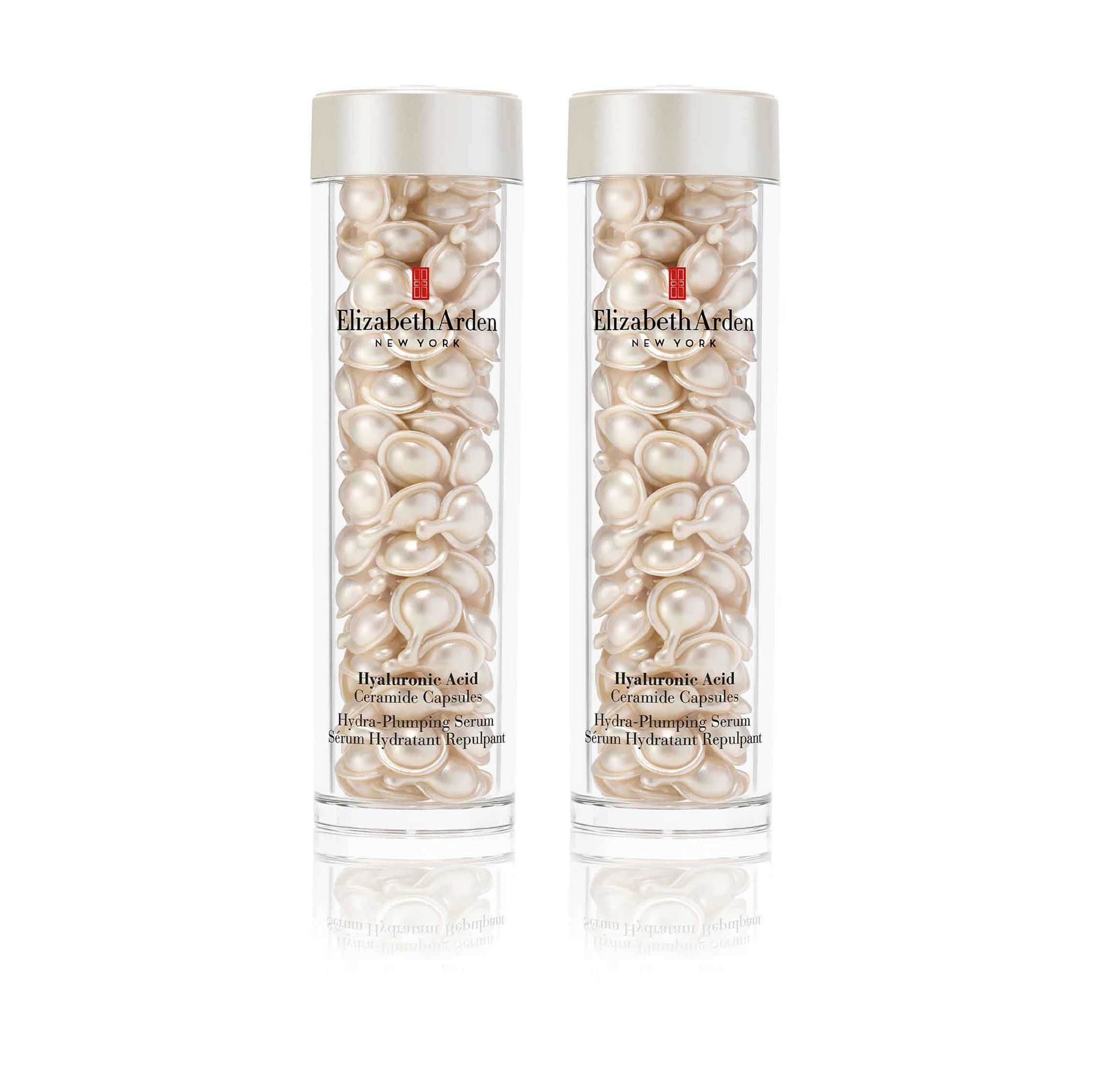 Hyaluronic Acid + Peptides Ceramide Capsules Hydra-Plumping Serum Set - 180 Piece