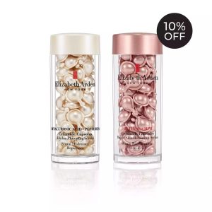 Hyaluronic Acid + Peptides and Retinol + HPR Ceramide Capsules Serum Set - 120 Piece
