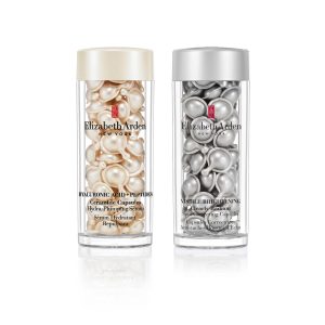 Hyaluronic Acid + Peptides Ceramide and Visible Brightening Capsules Serum Set - 120 Piece