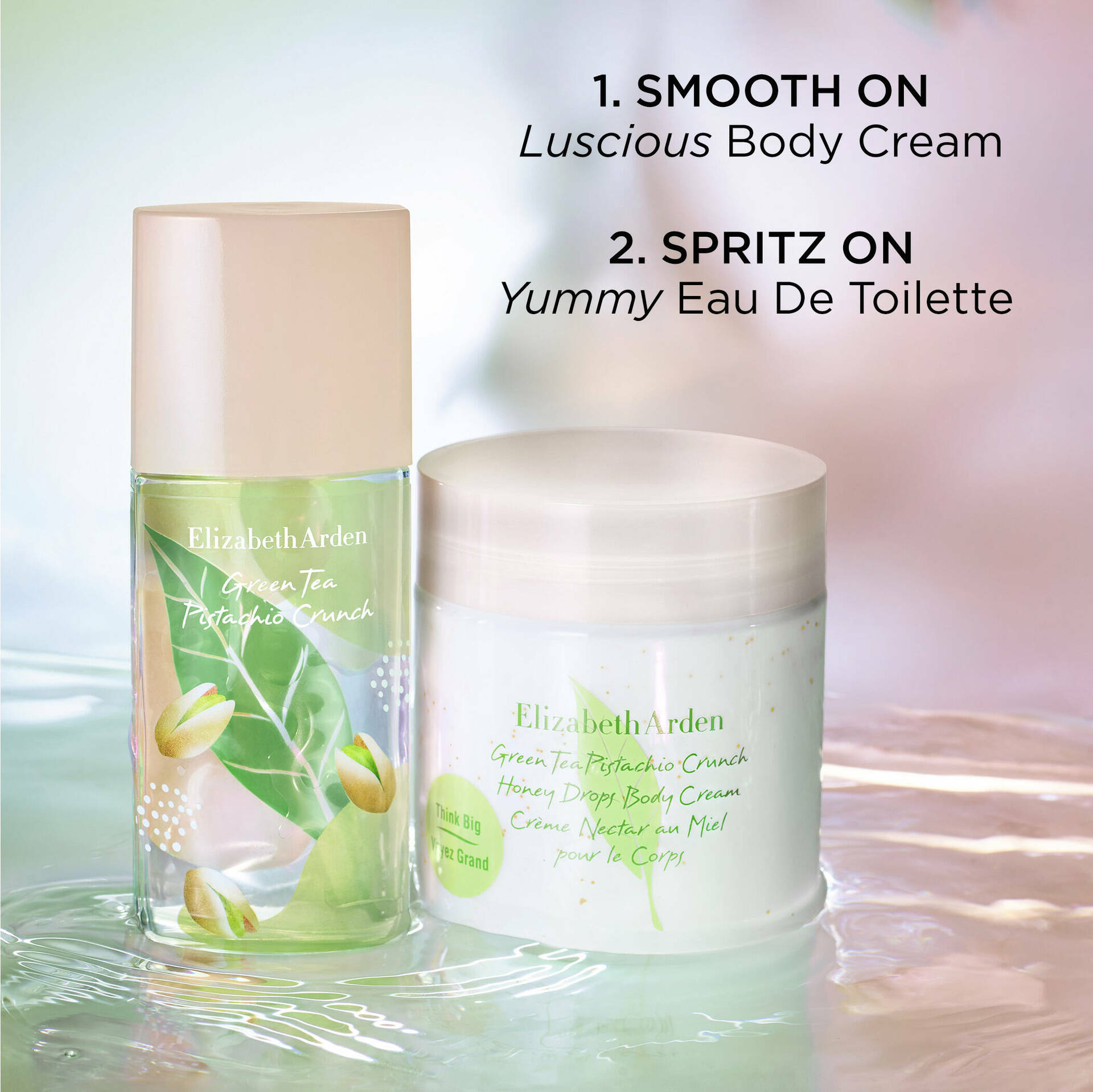 Green Tea Pistachio Crunch Honey Drops Body Cream - Image 6