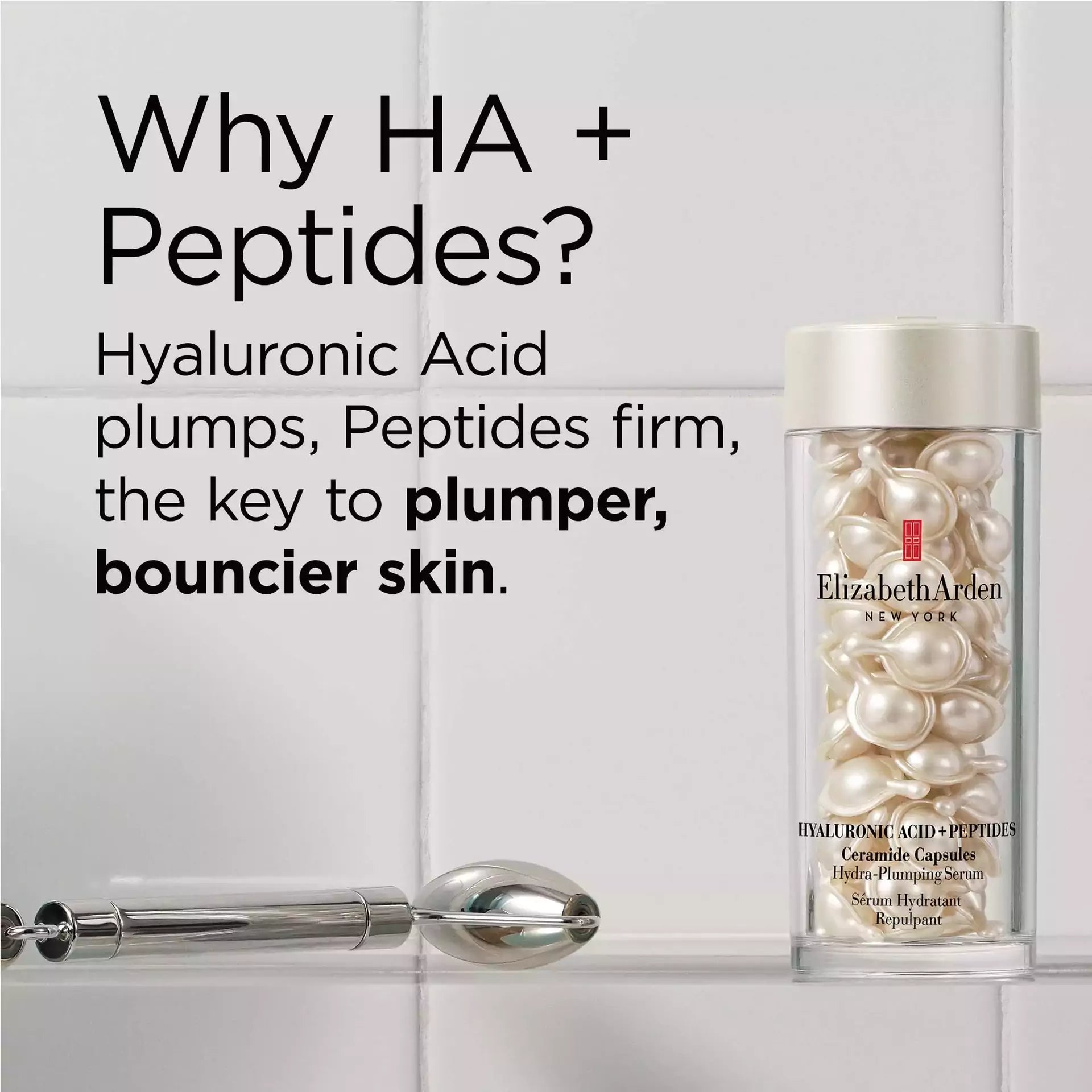 Hyaluronic Acid + Peptides Ceramide Capsules Hydra-Plumping Serum - Image 5