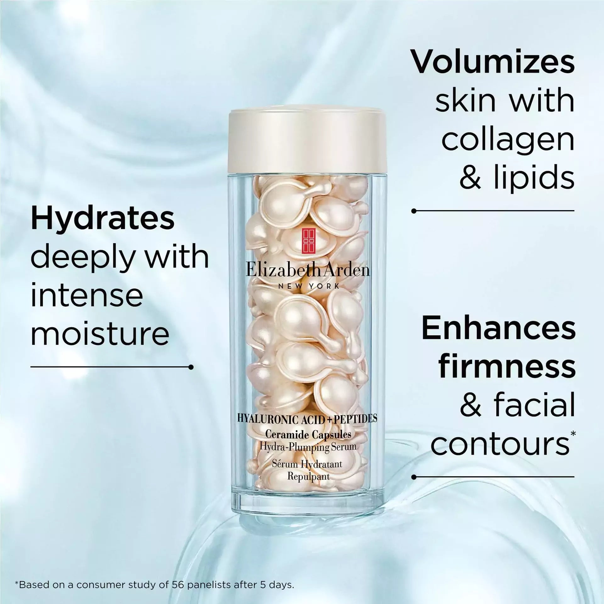 Hyaluronic Acid + Peptides Ceramide Capsules Hydra-Plumping Serum - Image 2