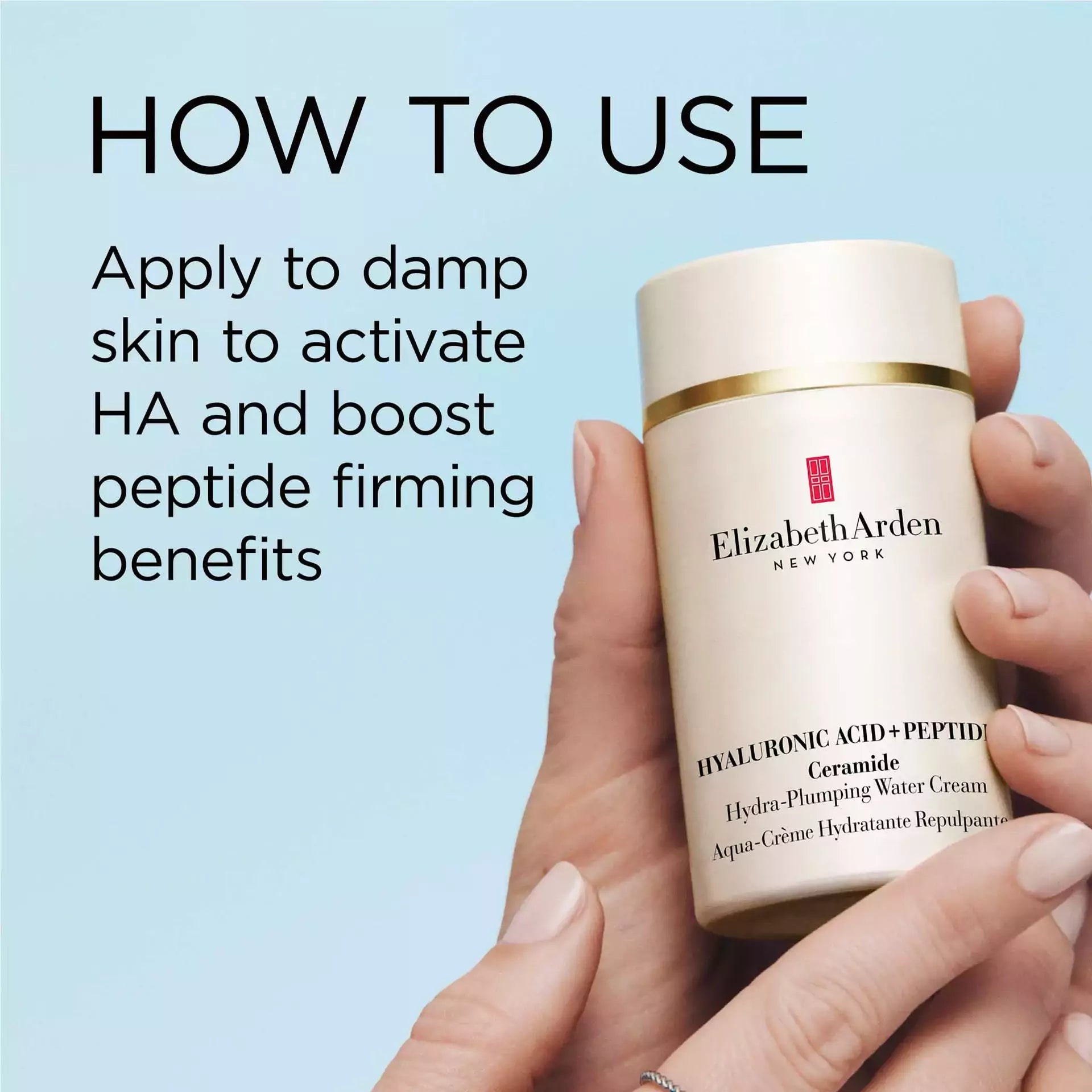 Hyaluronic Acid + Peptides Ceramide Hydra-Plumping Water Cream - Image 8