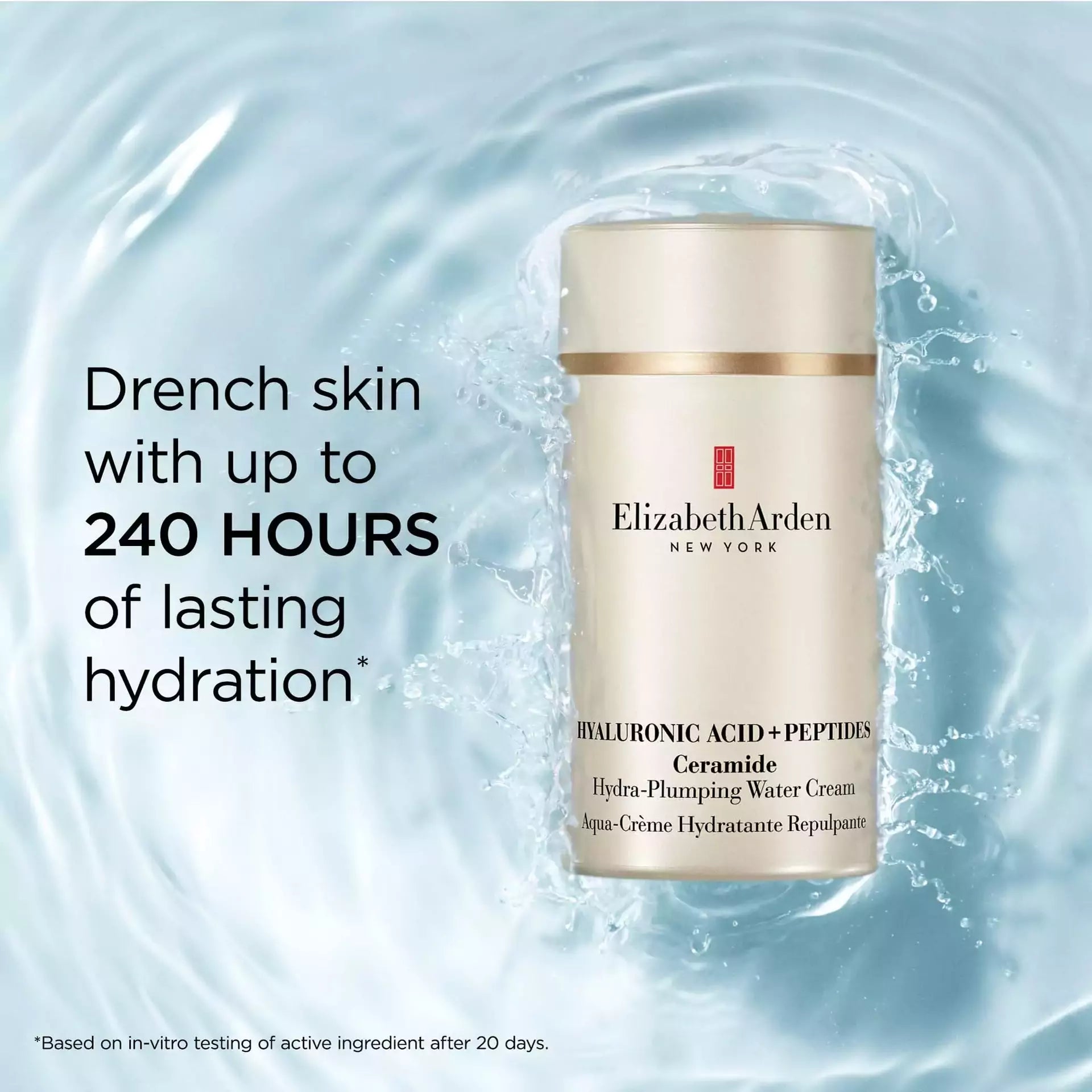 Hyaluronic Acid + Peptides Ceramide Hydra-Plumping Water Cream - Image 4