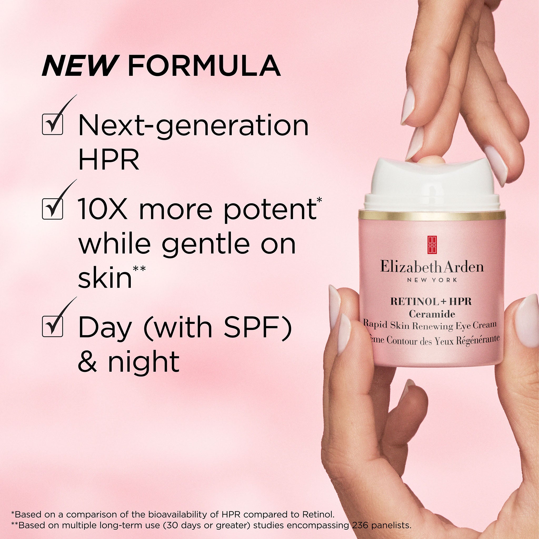 Retinol + HPR Ceramide Rapid Skin Renewing Eye Cream - Image 2