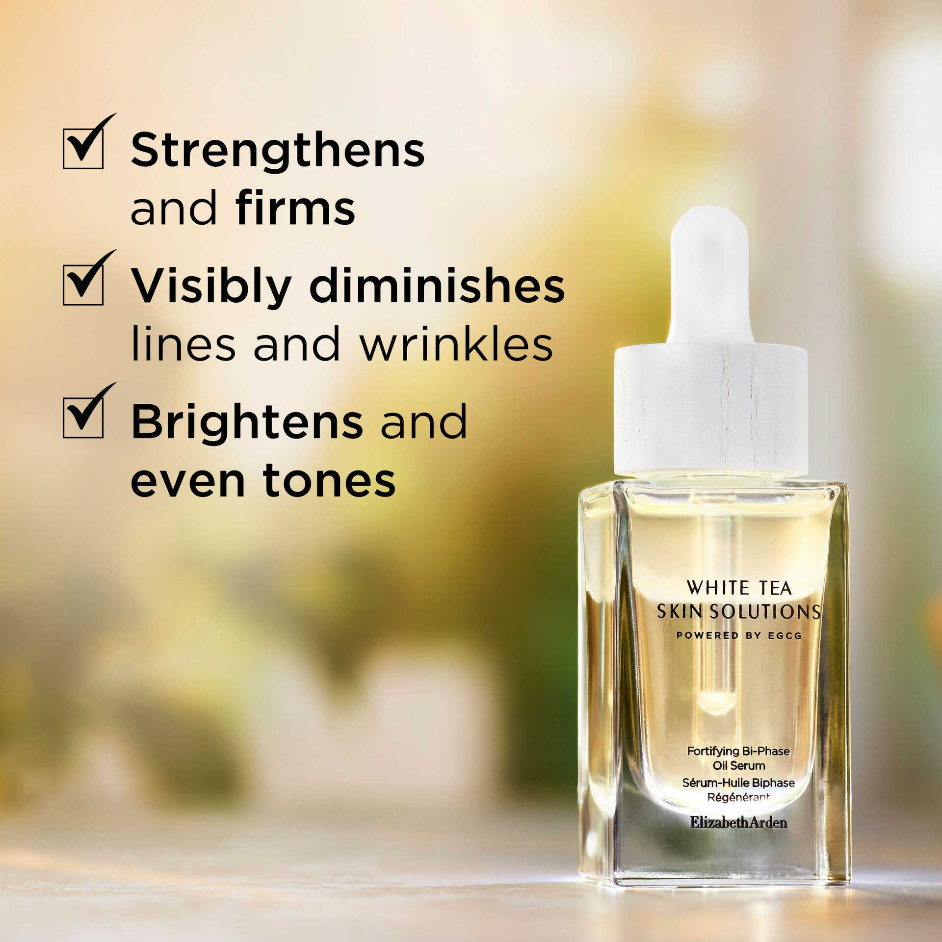 White Tea Skin Solutions Fortifying Bi-Phase Oil Serum - Image 4